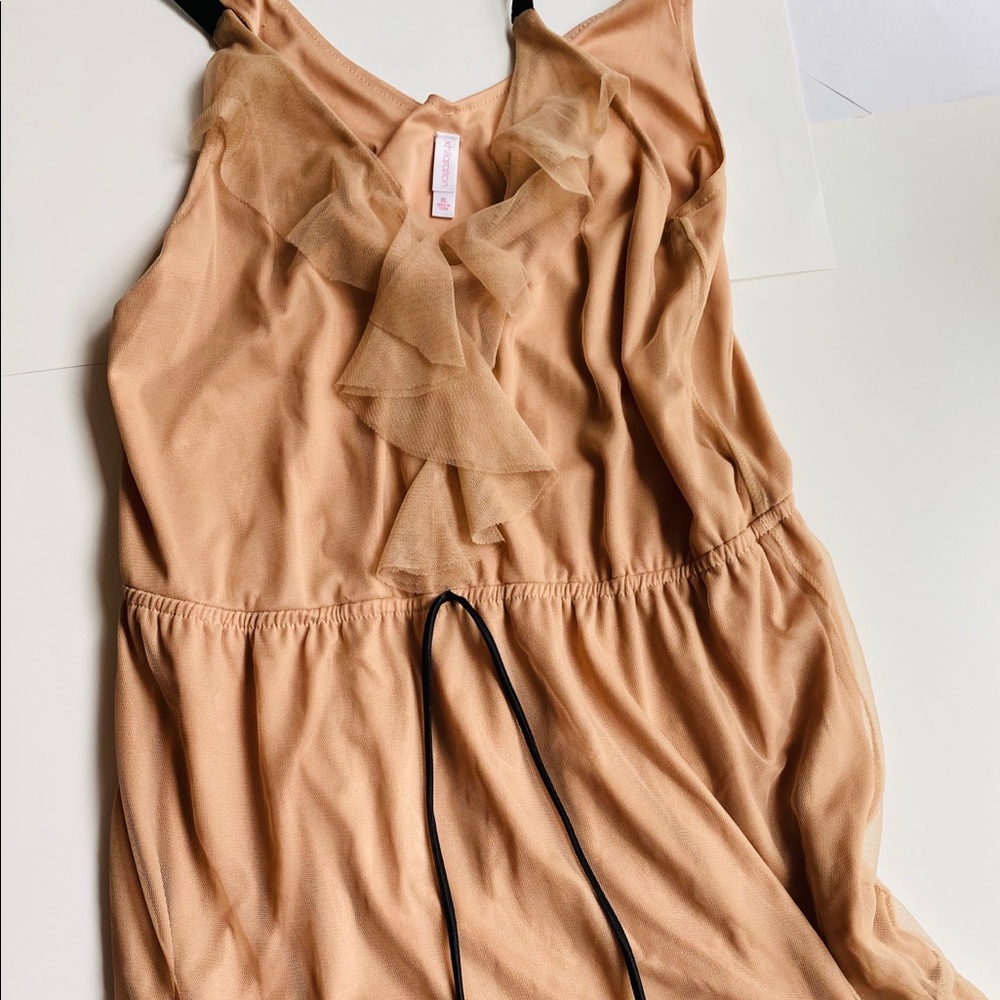 Xhilararion Gold Dress